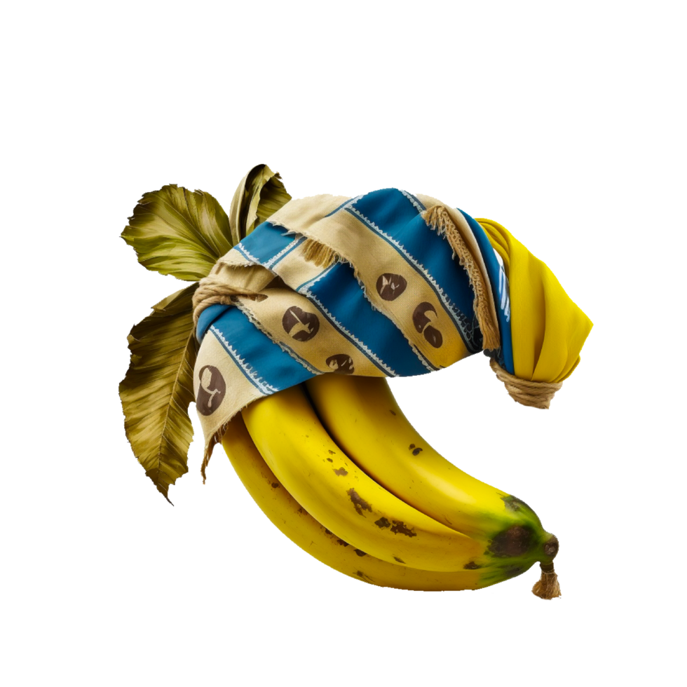 Banana fruit cover with cloths png
