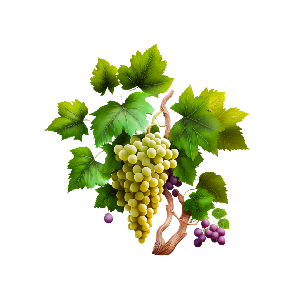 Bunch of grapes on transparent background free png