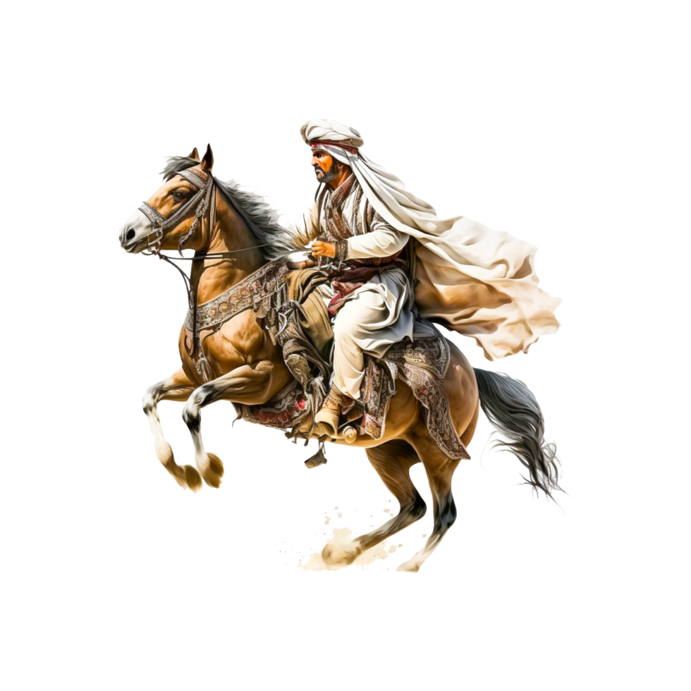 cheval Chevalier png génératif ai