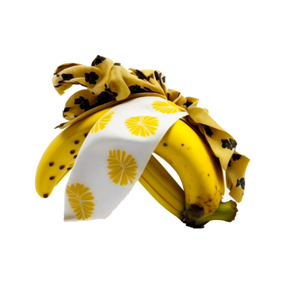 Banana fruit cover with cloths png