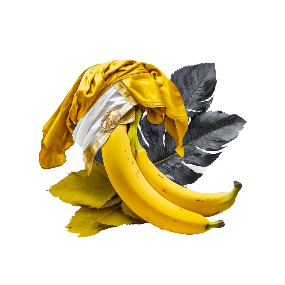 Banana fruit cover with cloths png