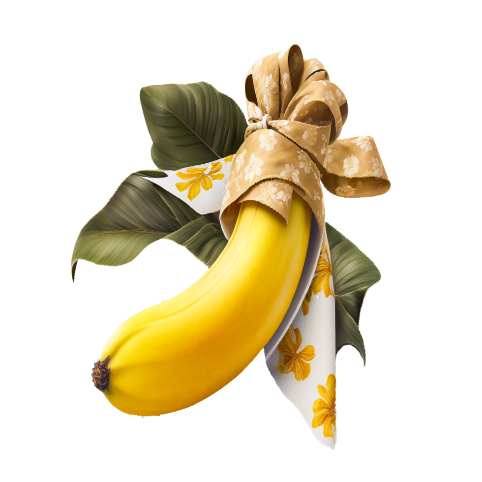 Banana fruit cover with cloths png