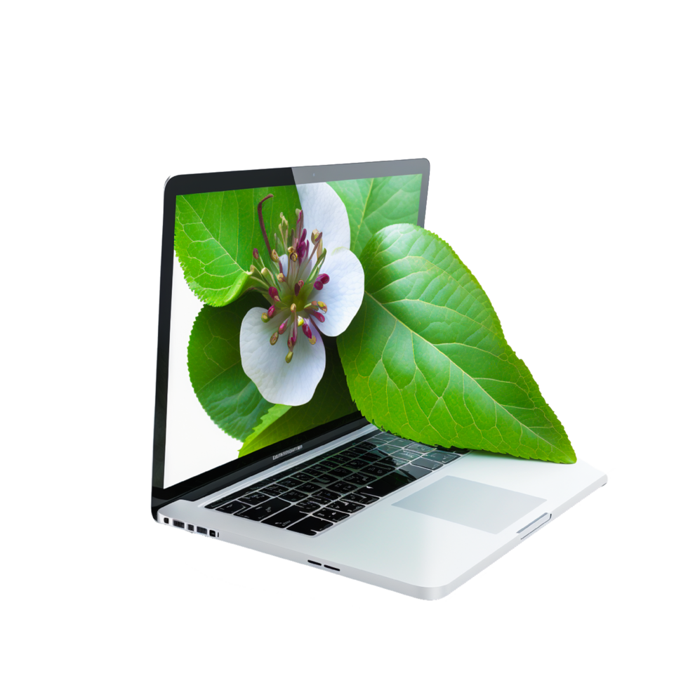 Laptop Illustration PNG generative ai