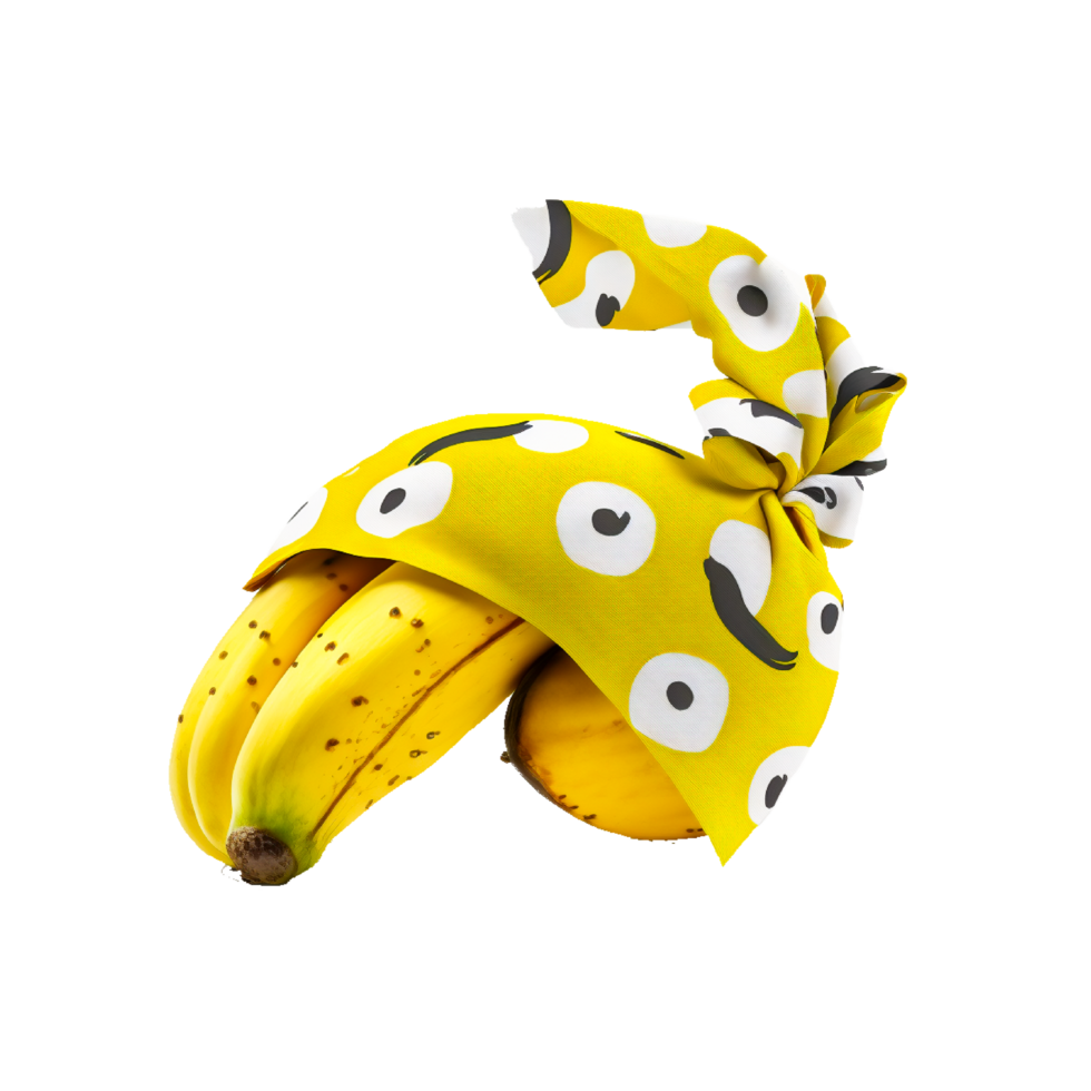 Banana fruit cover with cloths png