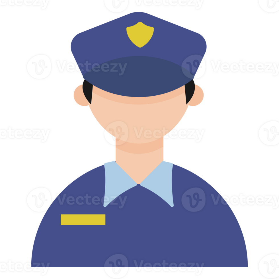 süß Polizei Illustration Symbol png