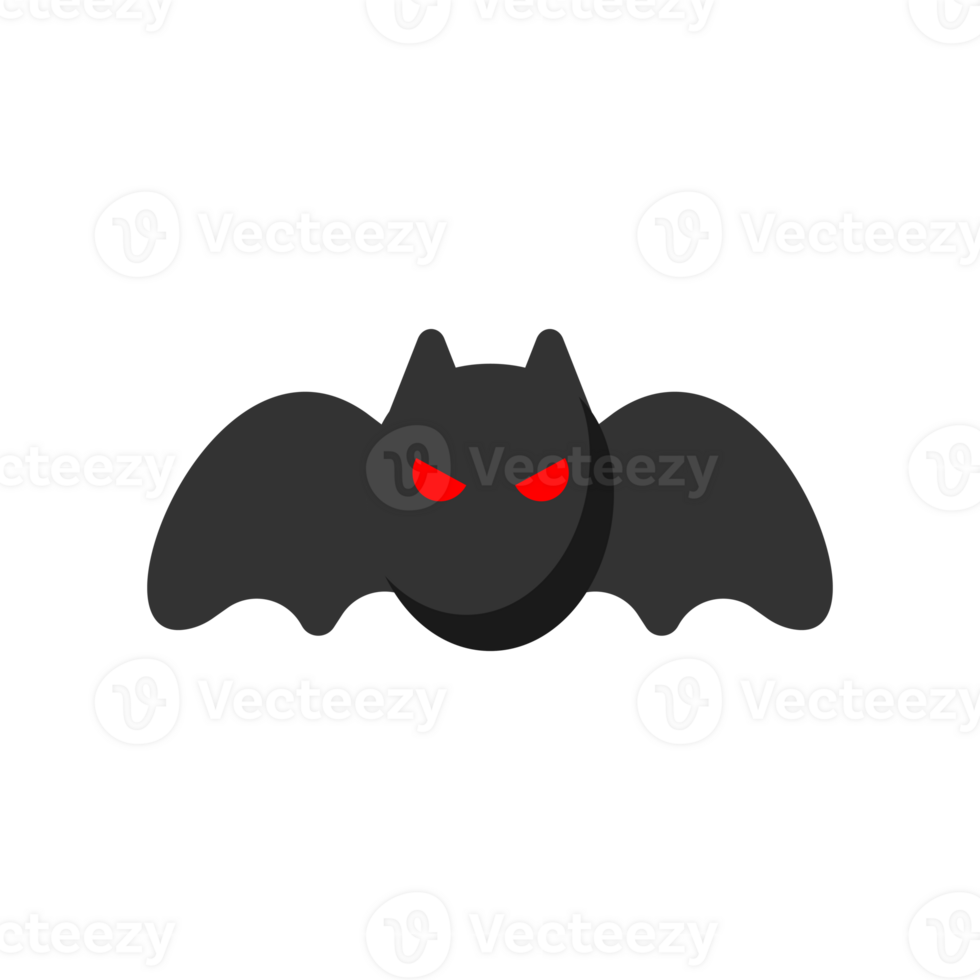 cute bat illustration icon png