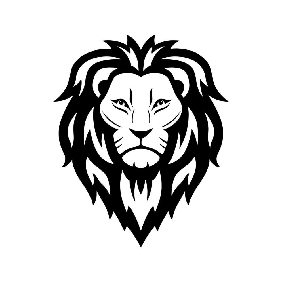 Lion Head Logo Design Template 24598051 Vector Art at Vecteezy