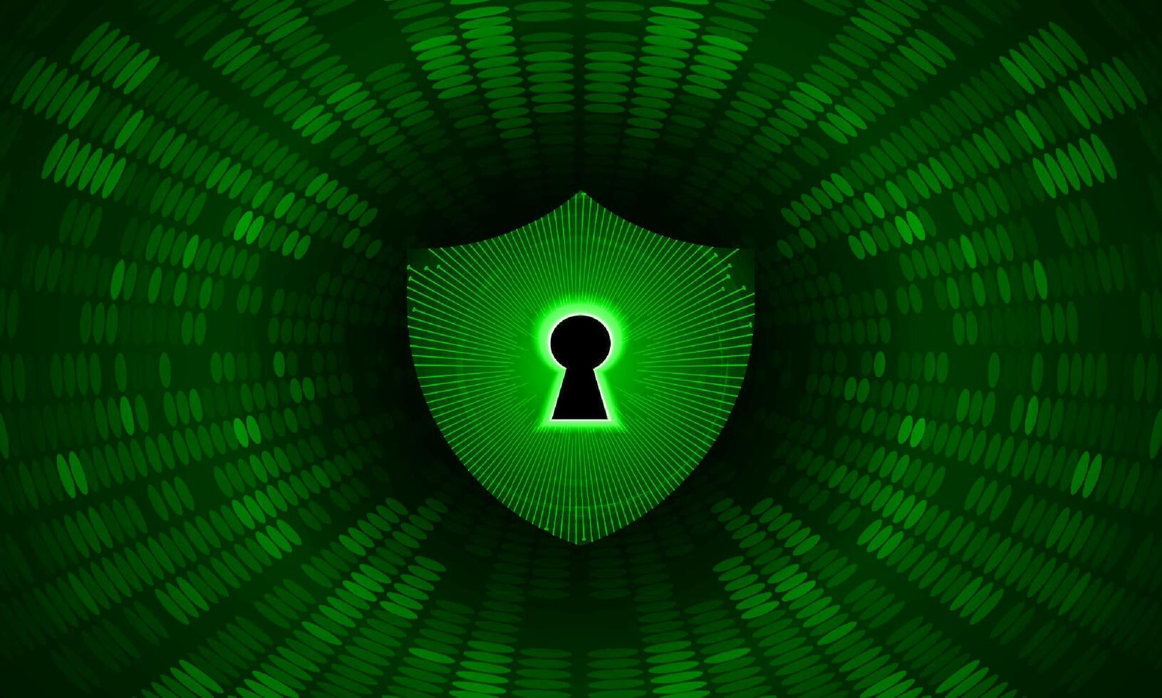 Modern Cybersecurity Technology Background with shield vector