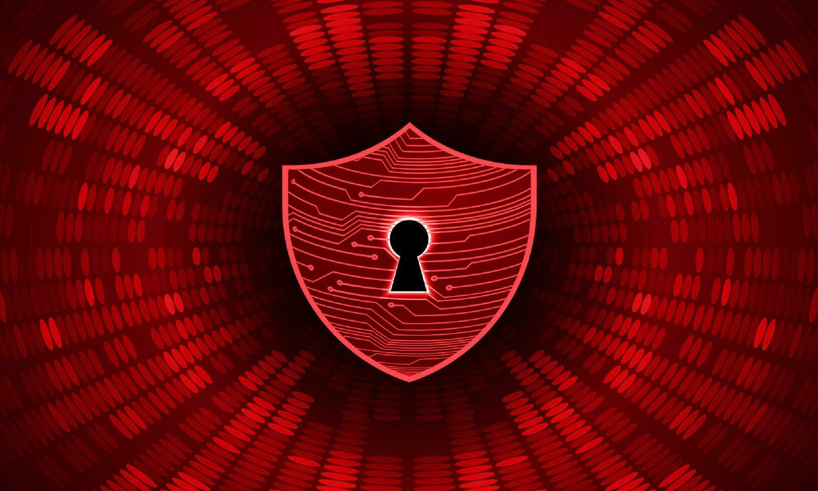 Modern Cybersecurity Technology Background with shield vector