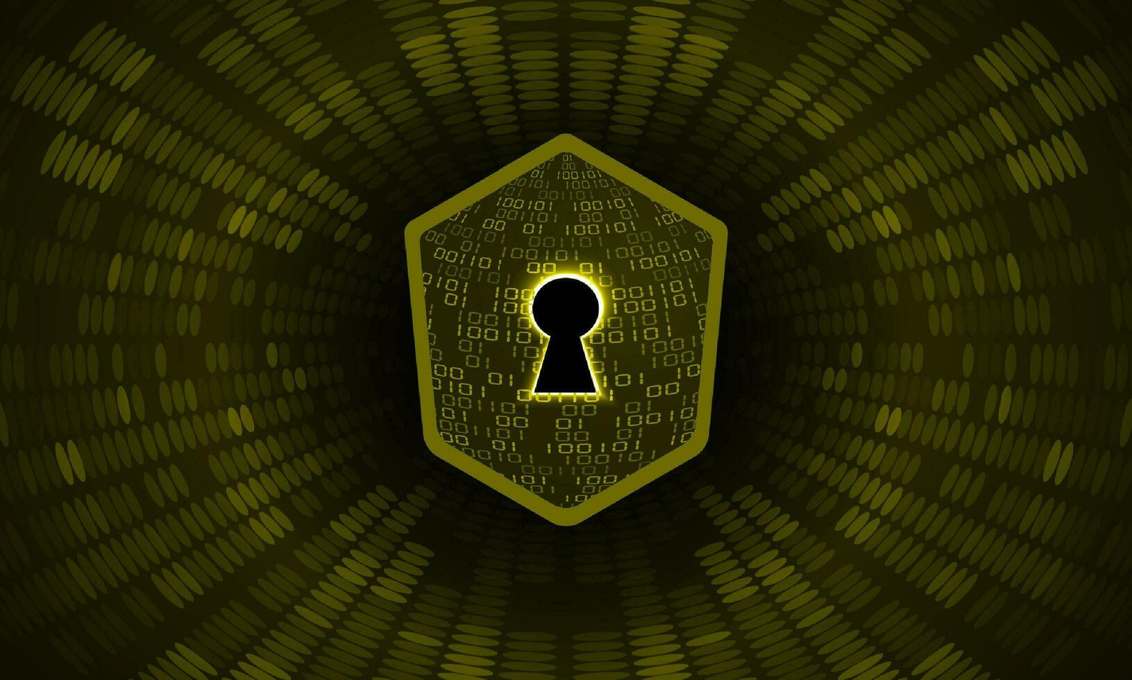 Modern Cybersecurity Technology Background with shield vector