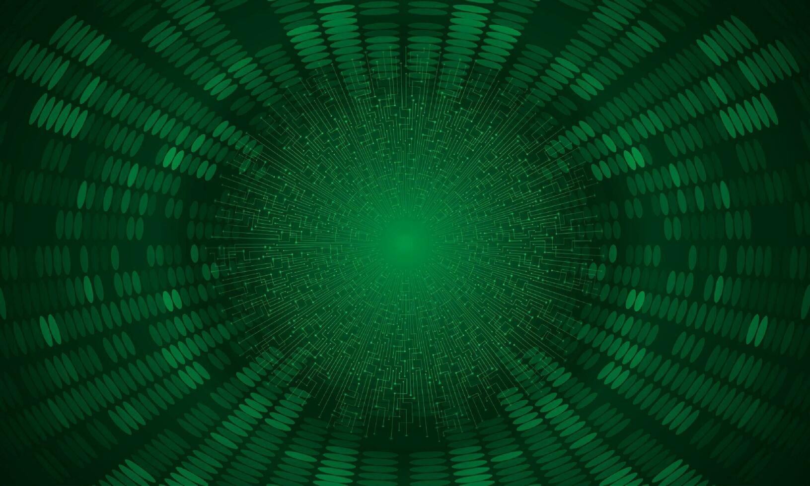 Modern Holographic Globe on Technology Background vector