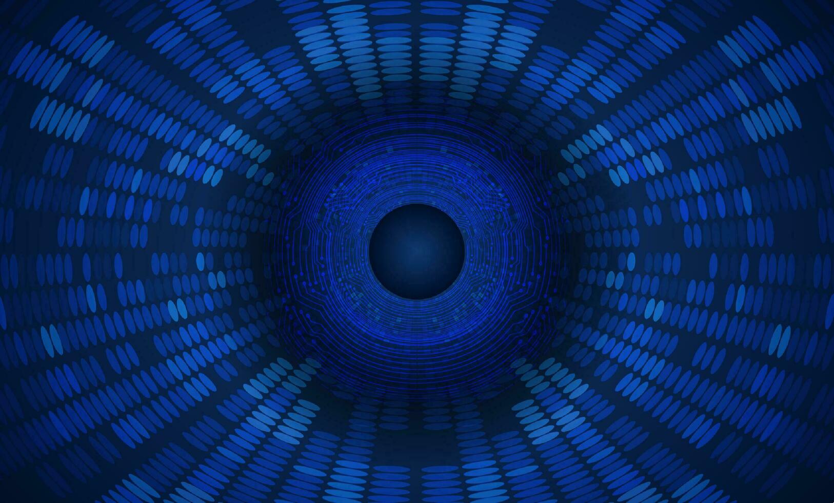 Modern Holographic Globe on Technology Background vector