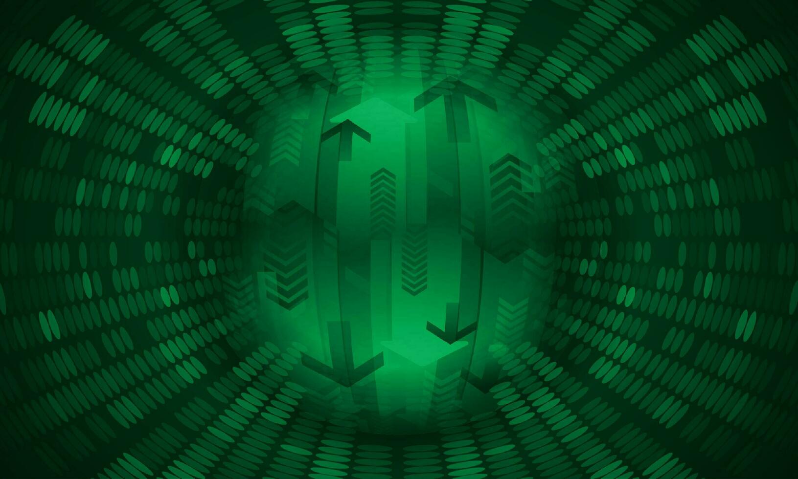 Modern Holographic Globe on Technology Background vector