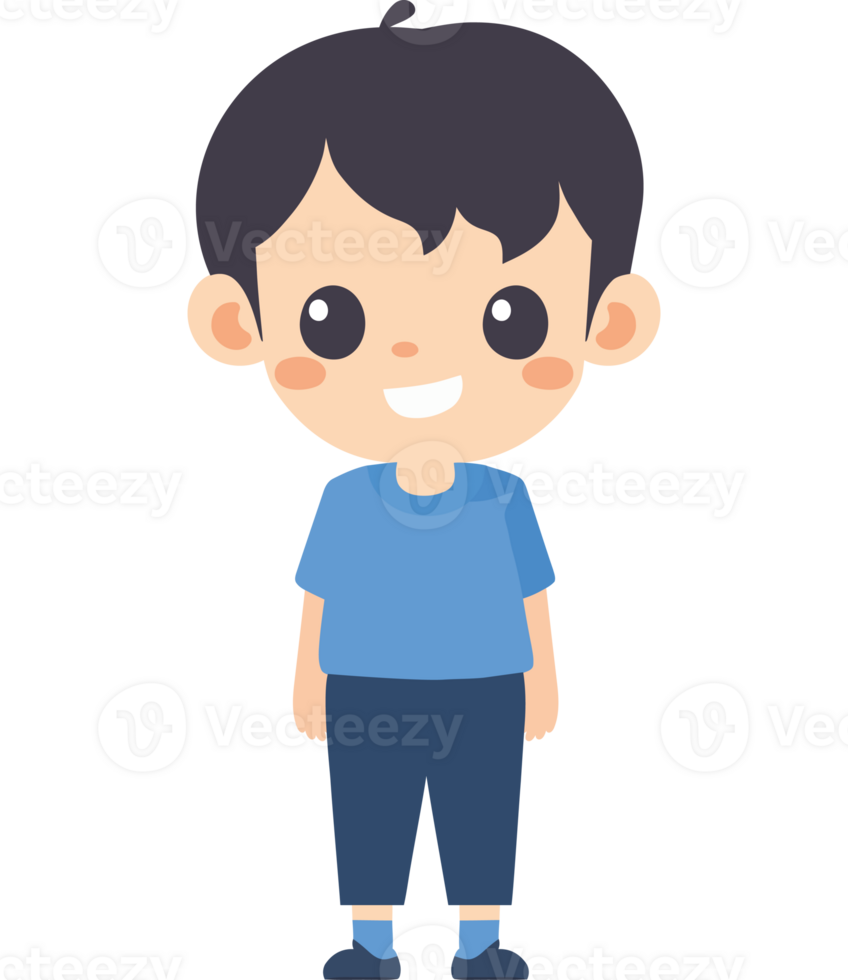 Cheerful boy smiling standing and having fun png