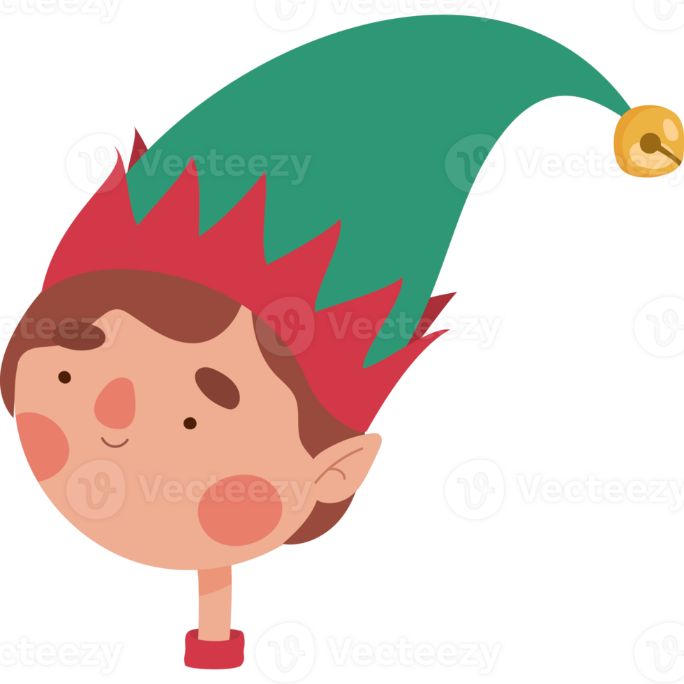 happy elfman face  png