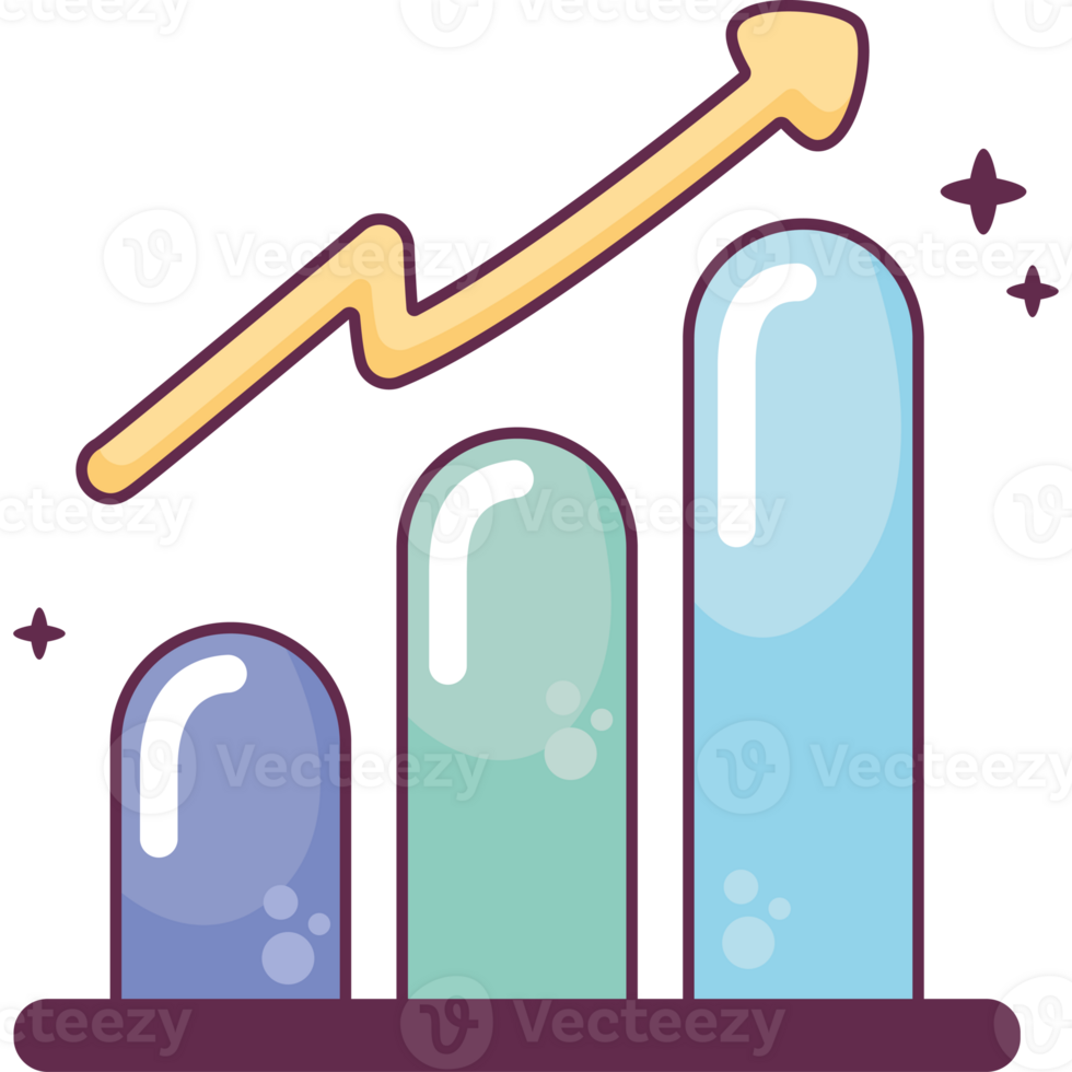 cute bars graph 24599196 PNG