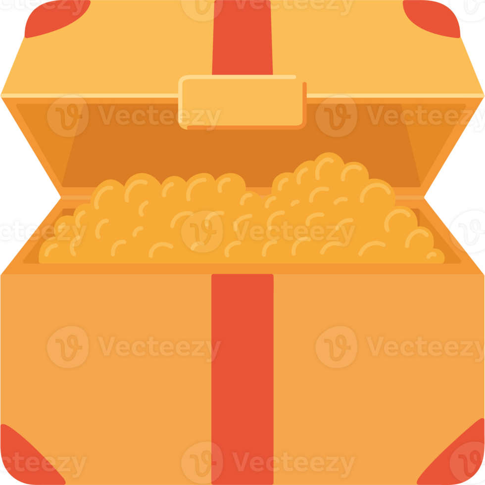 treasure chest design  png