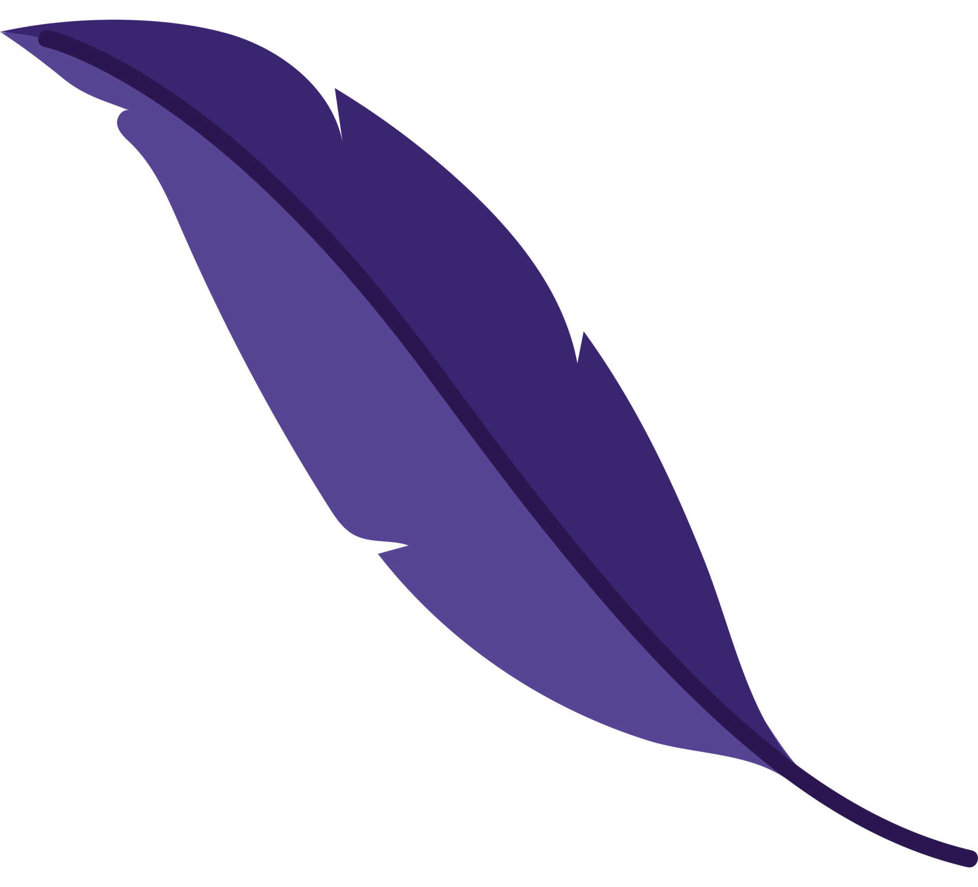 purple feather icon 24599495 PNG