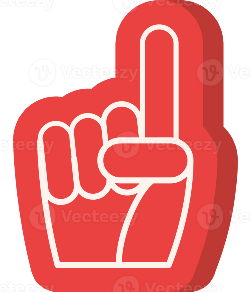 foam hand design  png