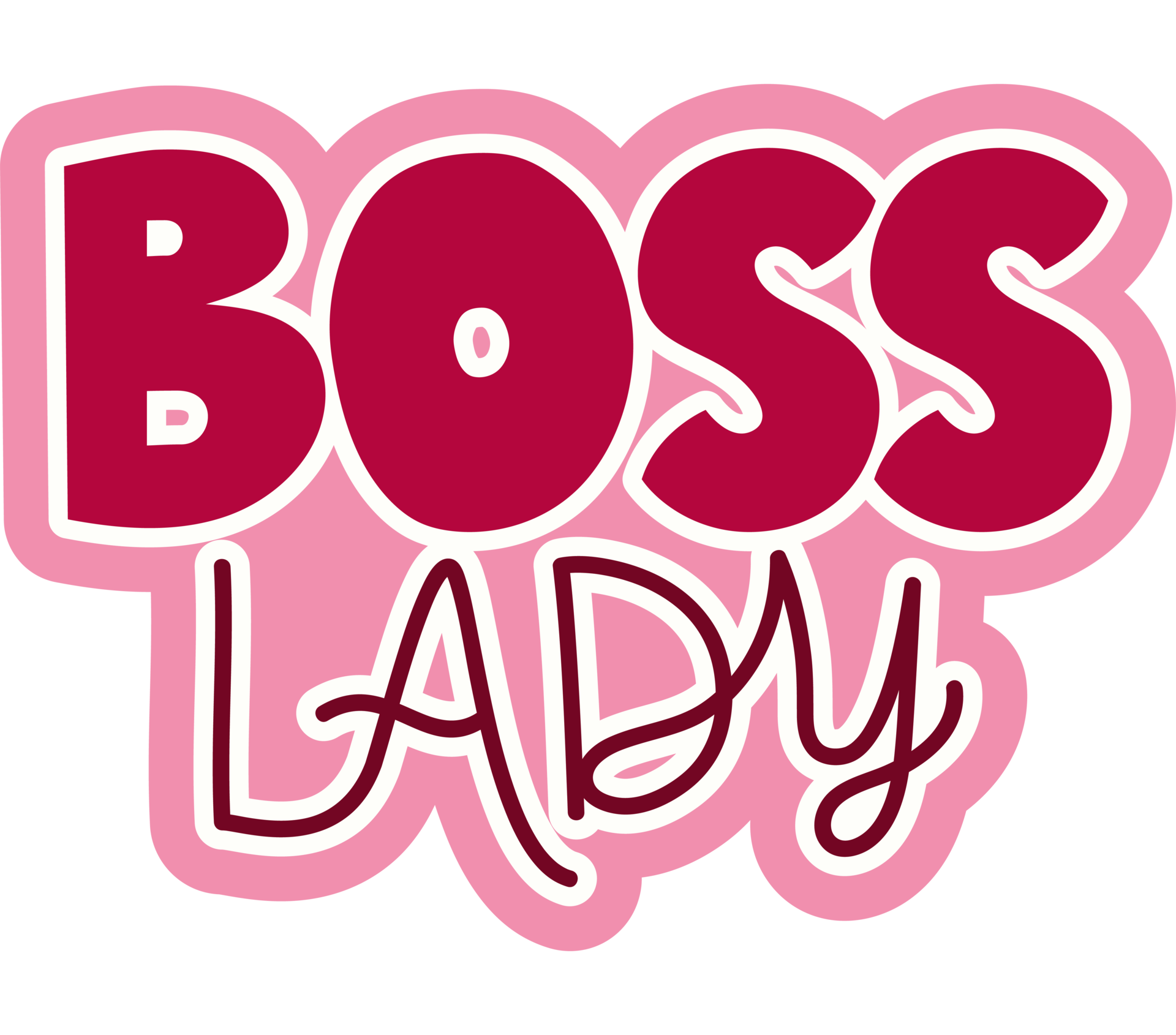 Boss Lady Lettering 24599753 Png