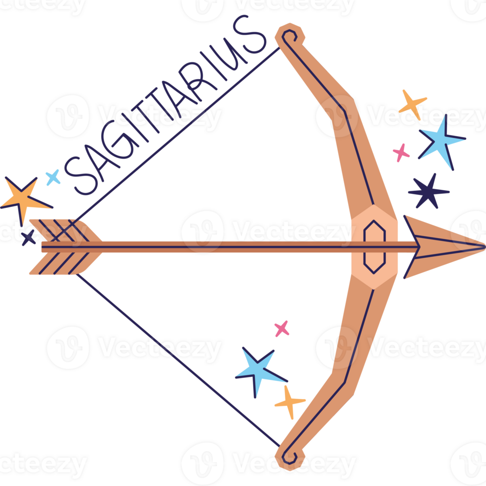 Tierkreis Schütze Konstellation Über Weiß png