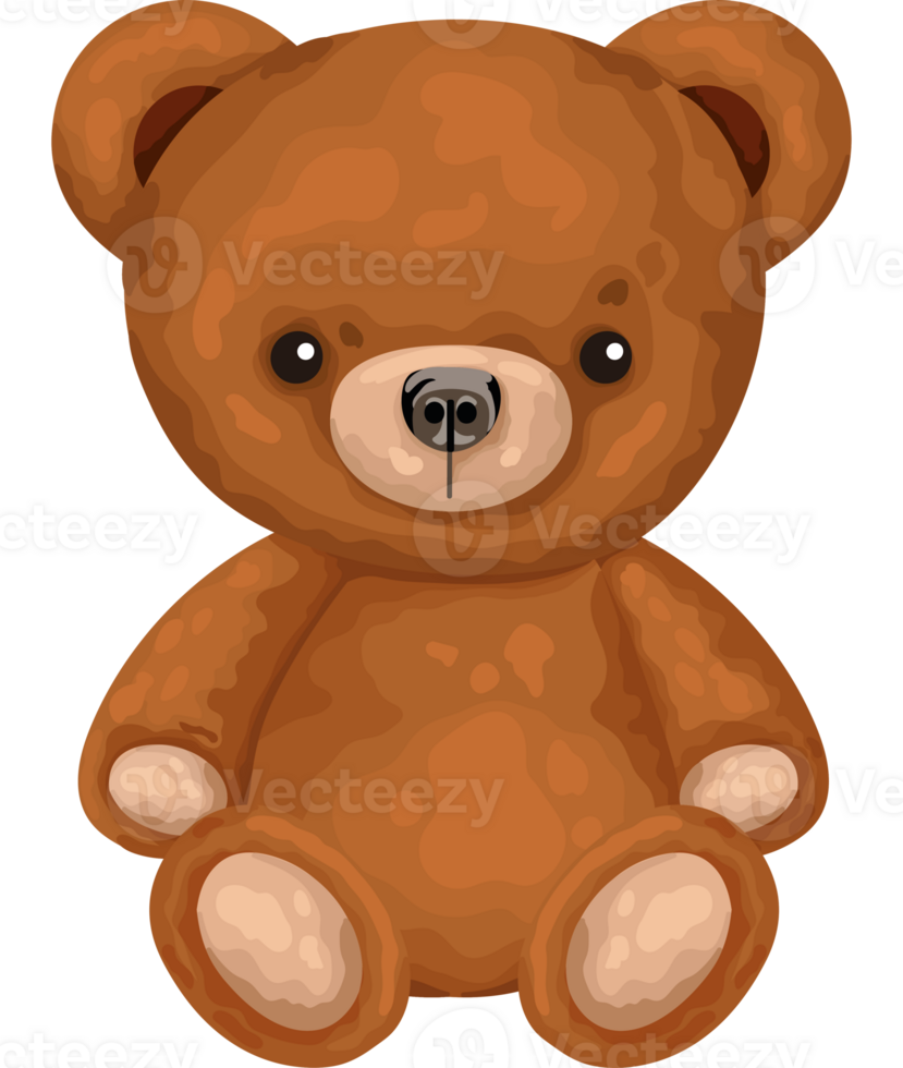 cute teddy design  png