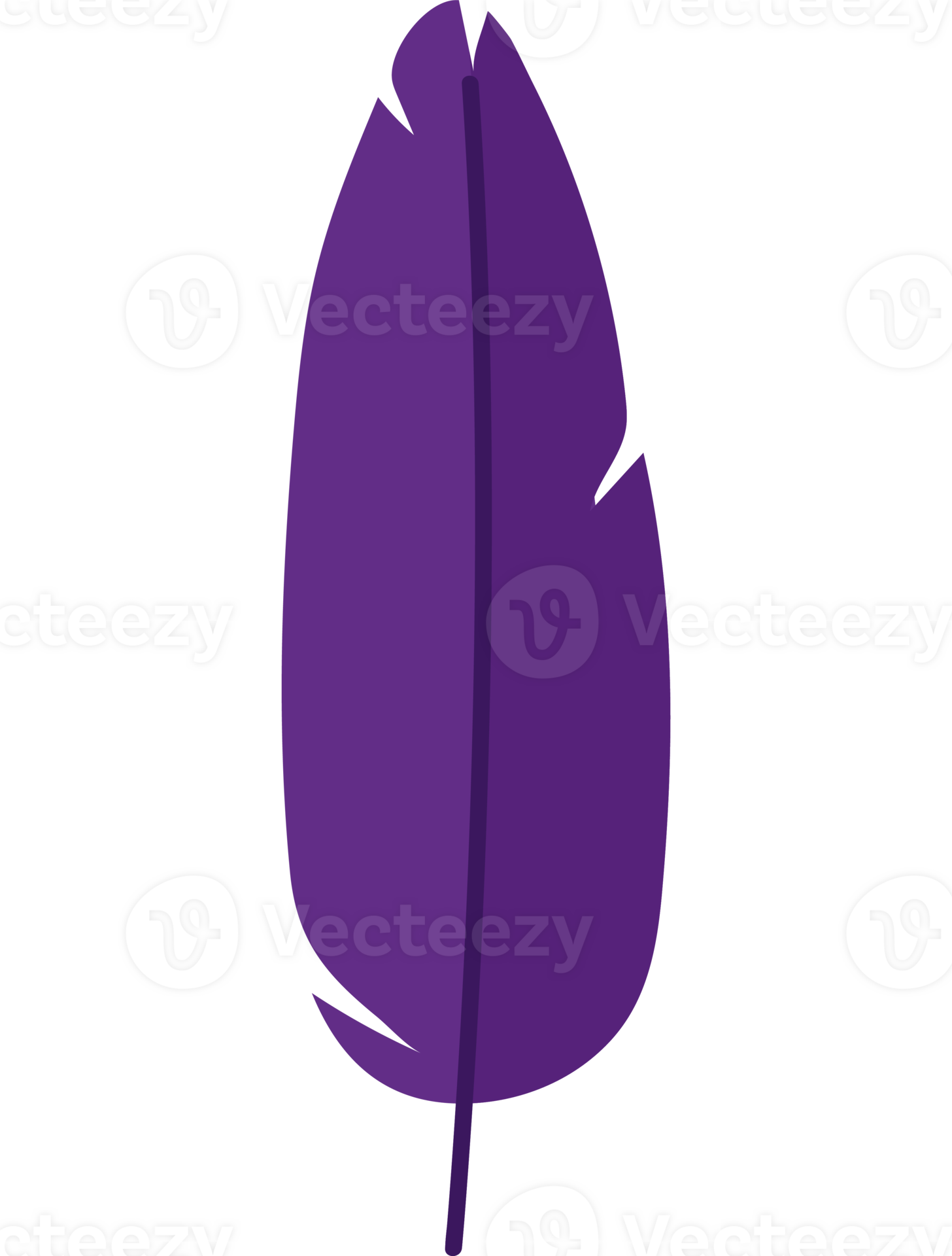 purple feather image over white 24600053 PNG