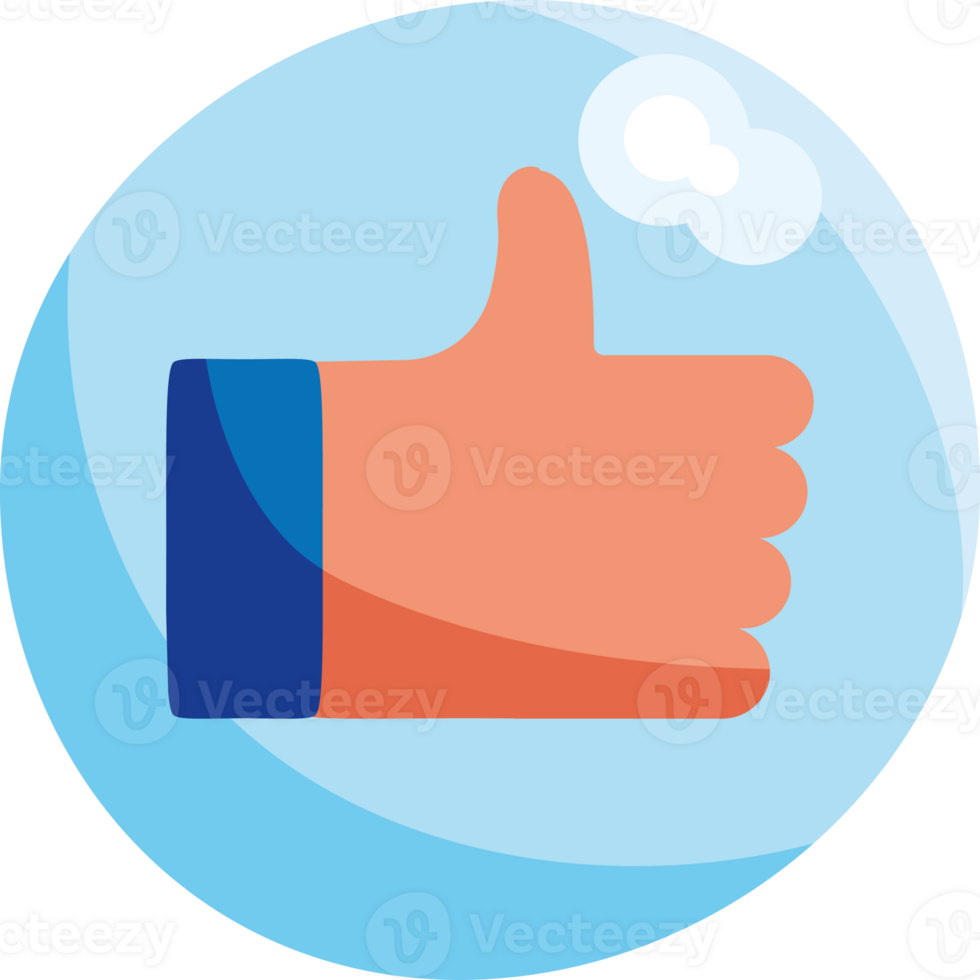 hand like thumb up icon png