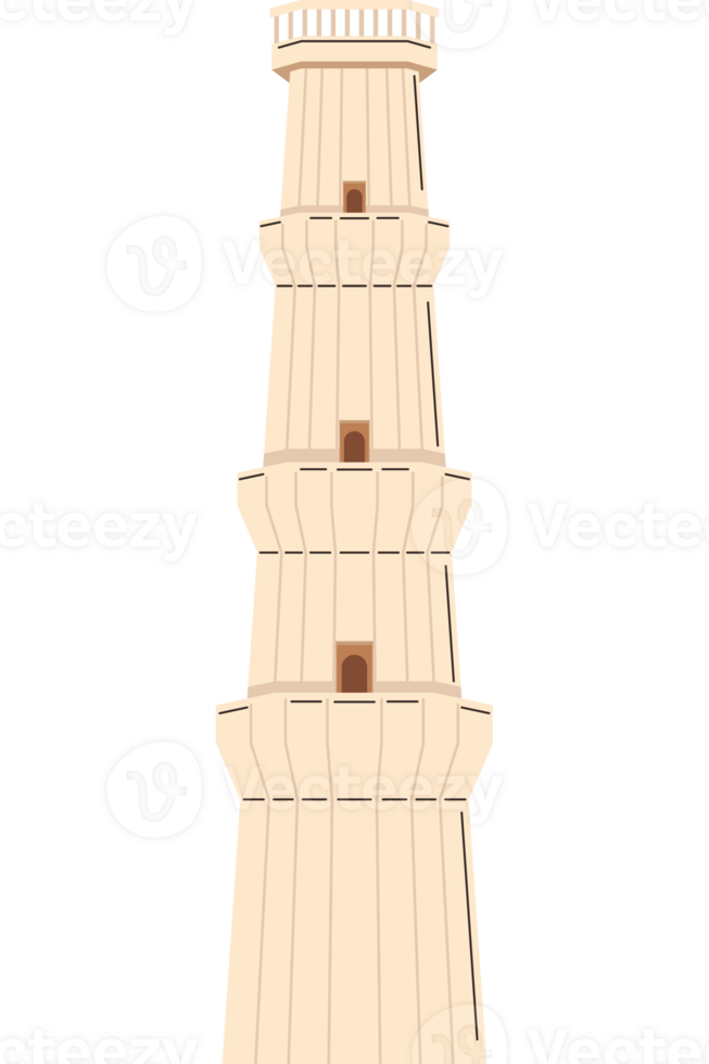 indian qutab minar landmark icon png