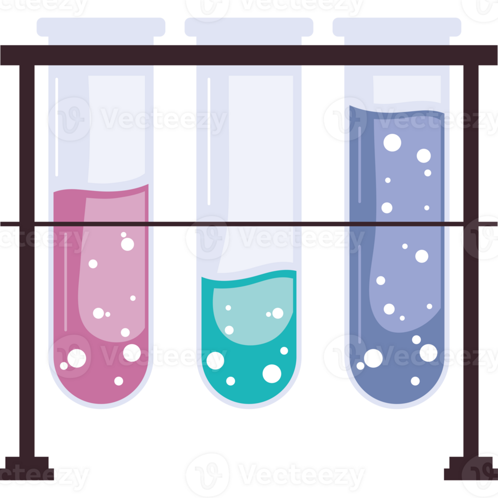 laboratory tubes test in beaker png