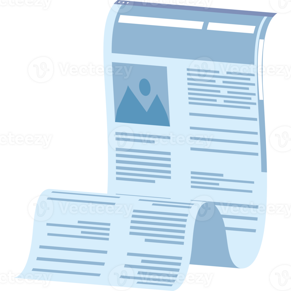 newspaper document paper isolated icon png
