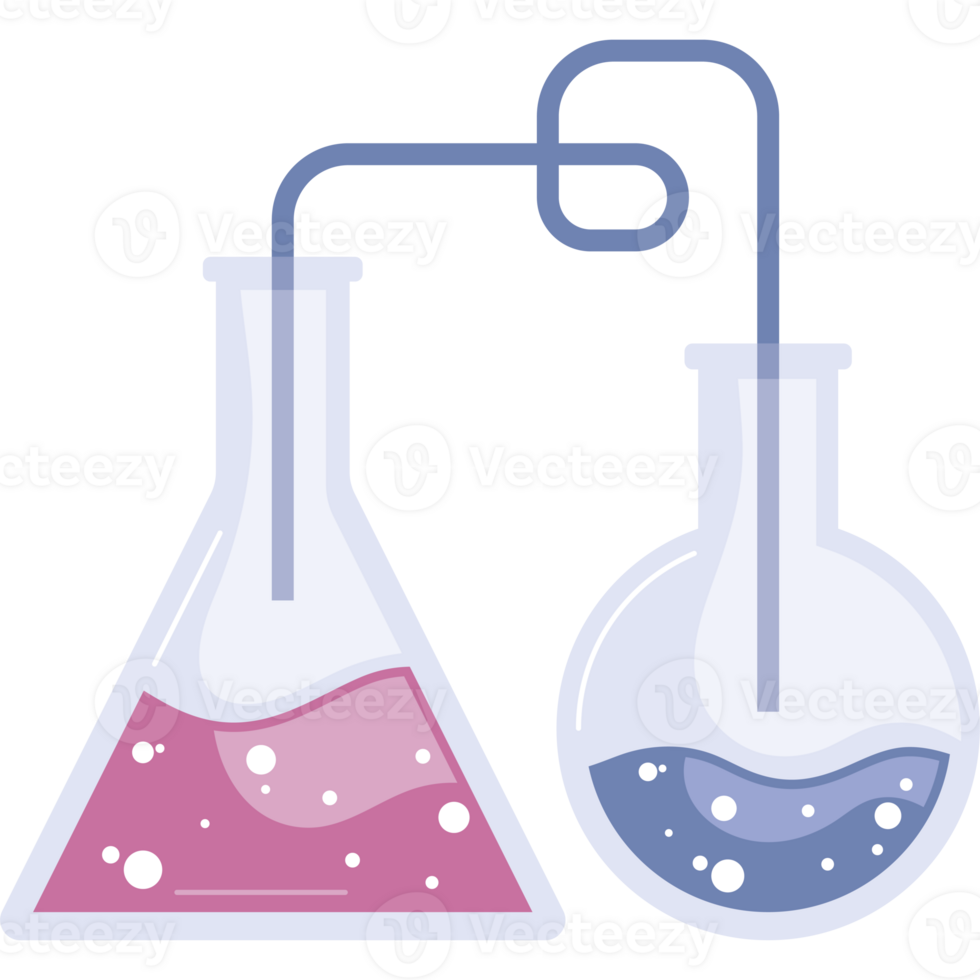 test flasks laboratory equipment icon png