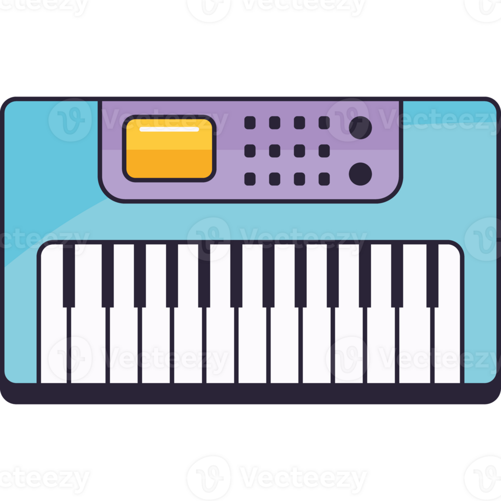 sintetizador instrumento musical electrónico icono png
