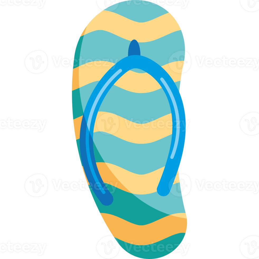 sandal with stripes accessory icon png