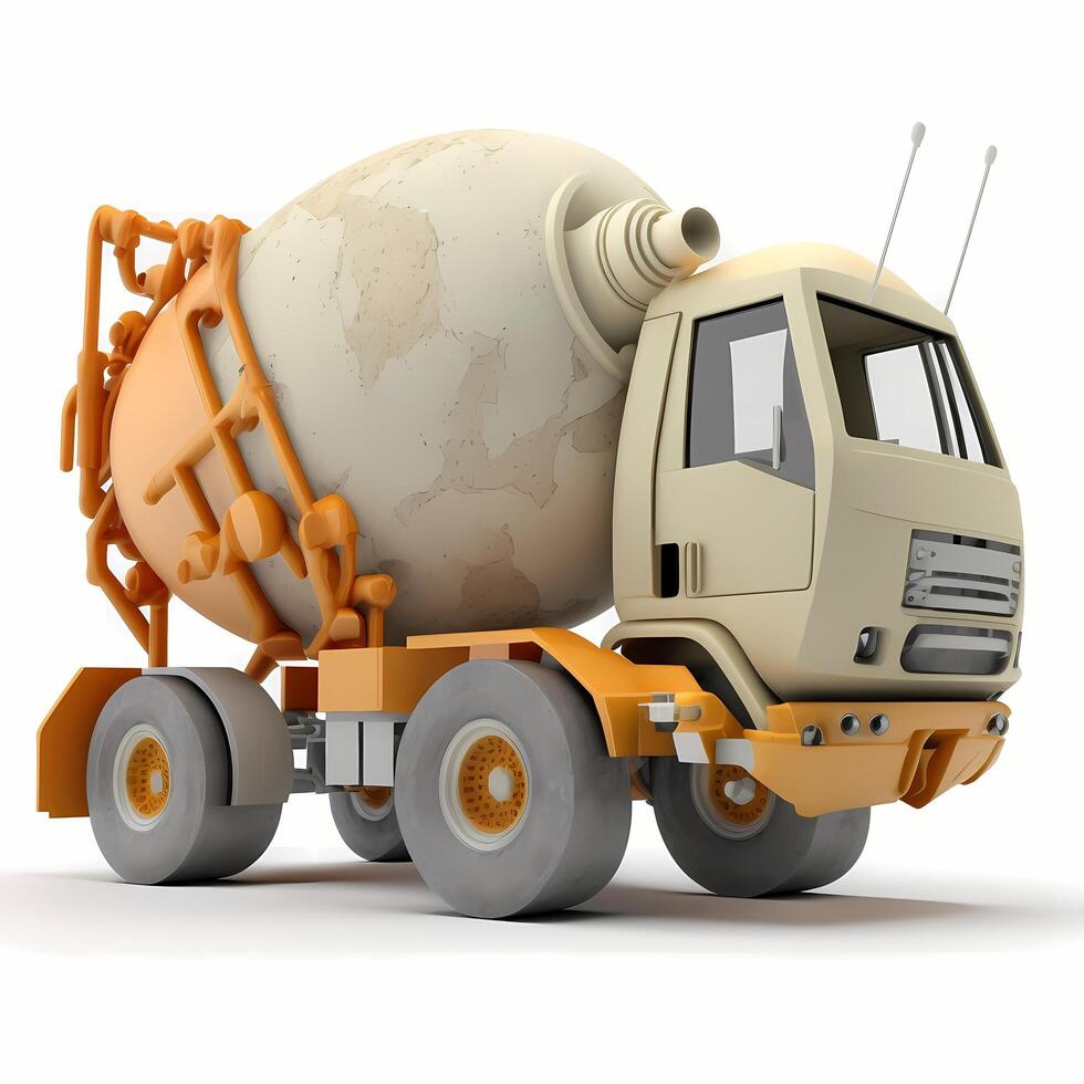 concrete mixer truck design photo