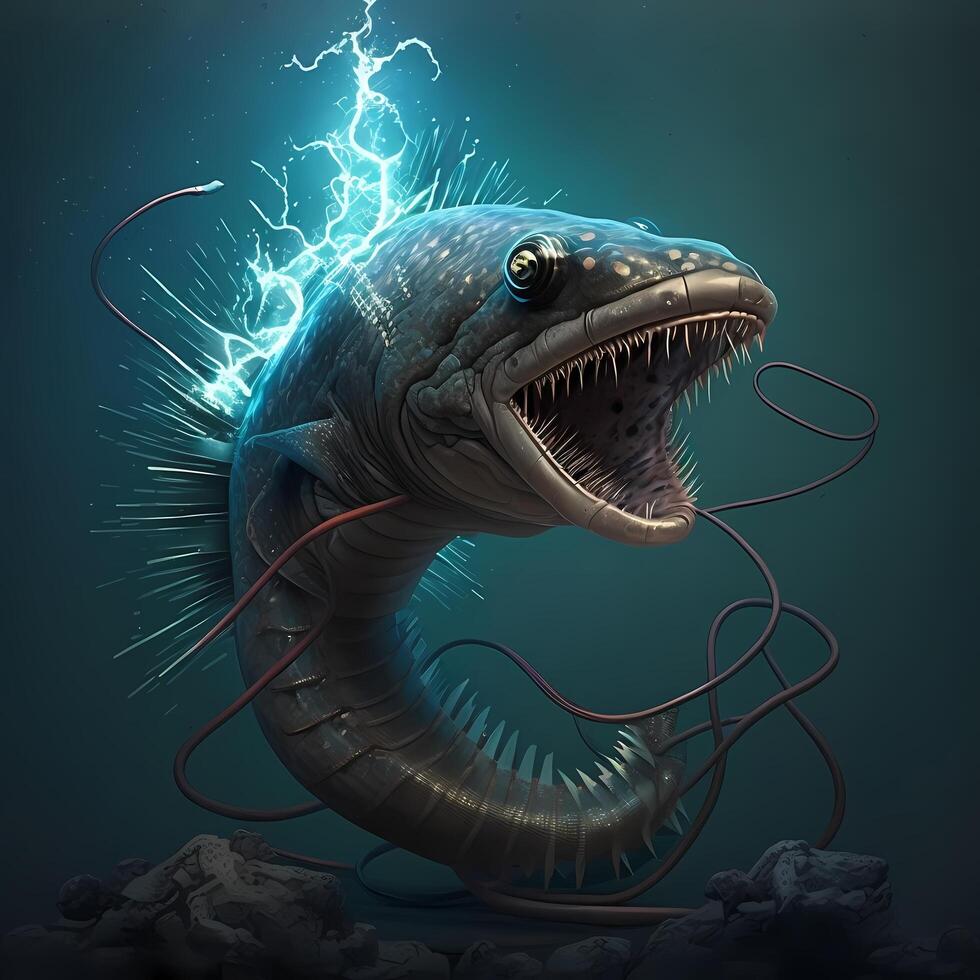 electric eel illustration photo