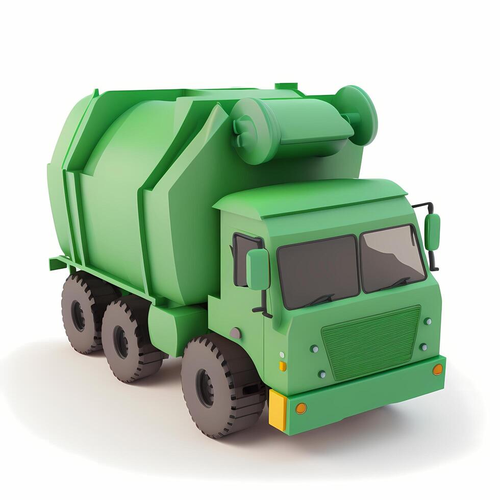 toy truck garbage photo