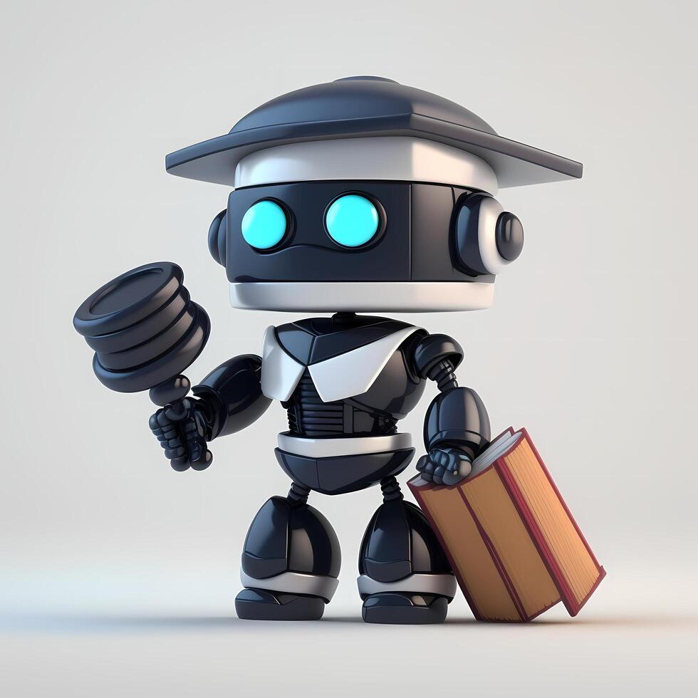 law character robot 3d design photo
