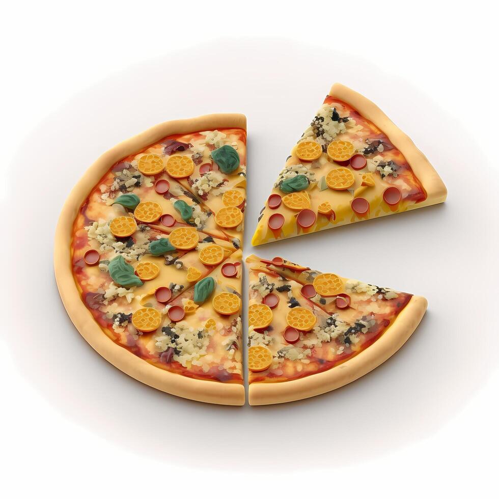 pizza illustration aesthetic photo