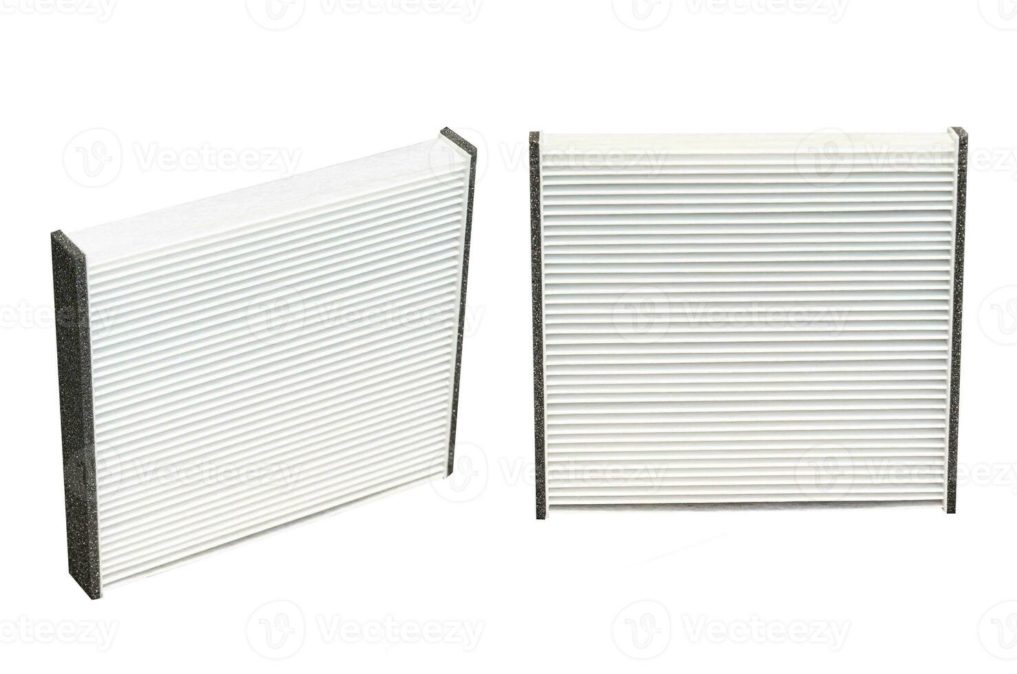 cabin air filter , car air filter on white background photo