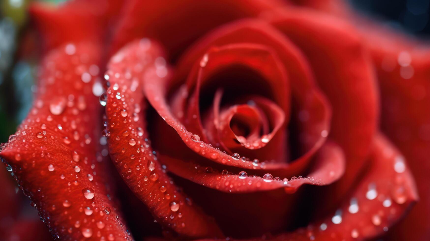 Red rose background. Illustration photo
