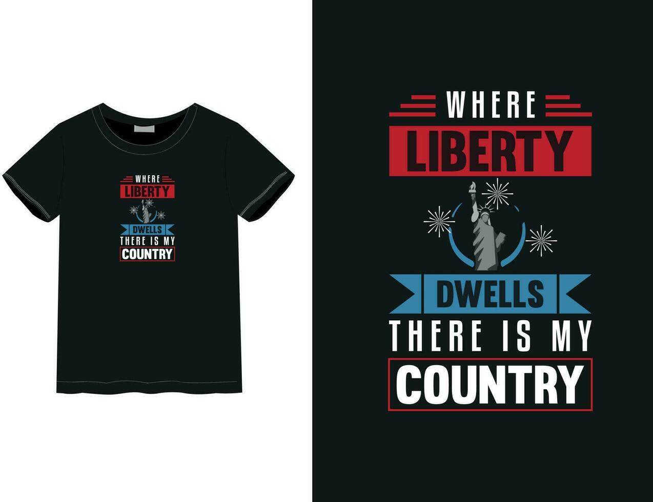 4th July t -shirt design vector