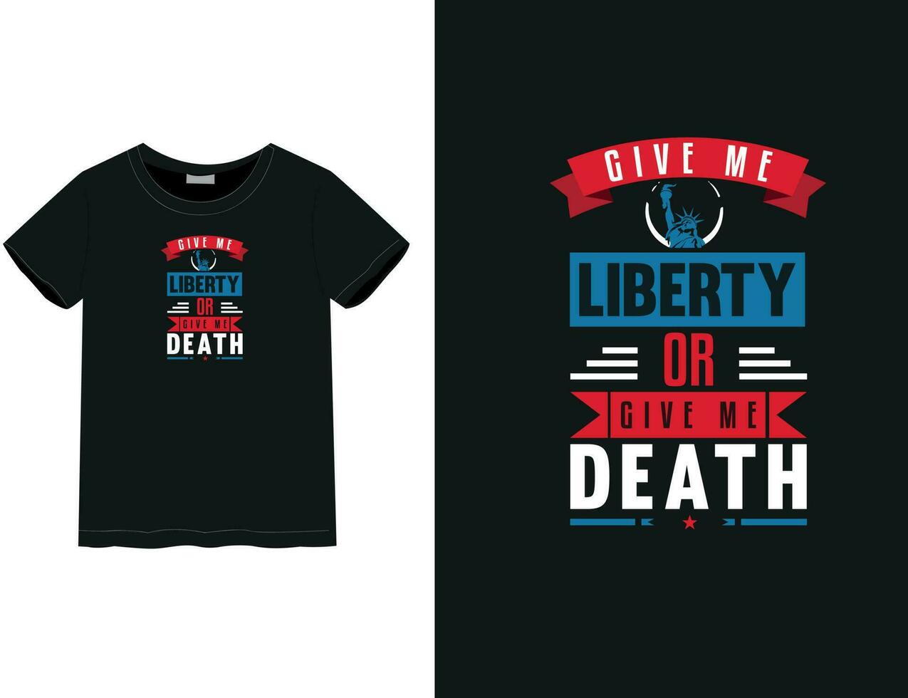 4th July t -shirt design vector