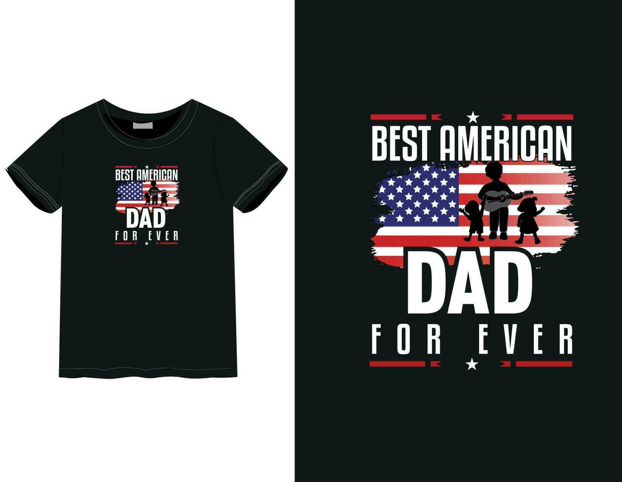 4th July T-shirt design vector