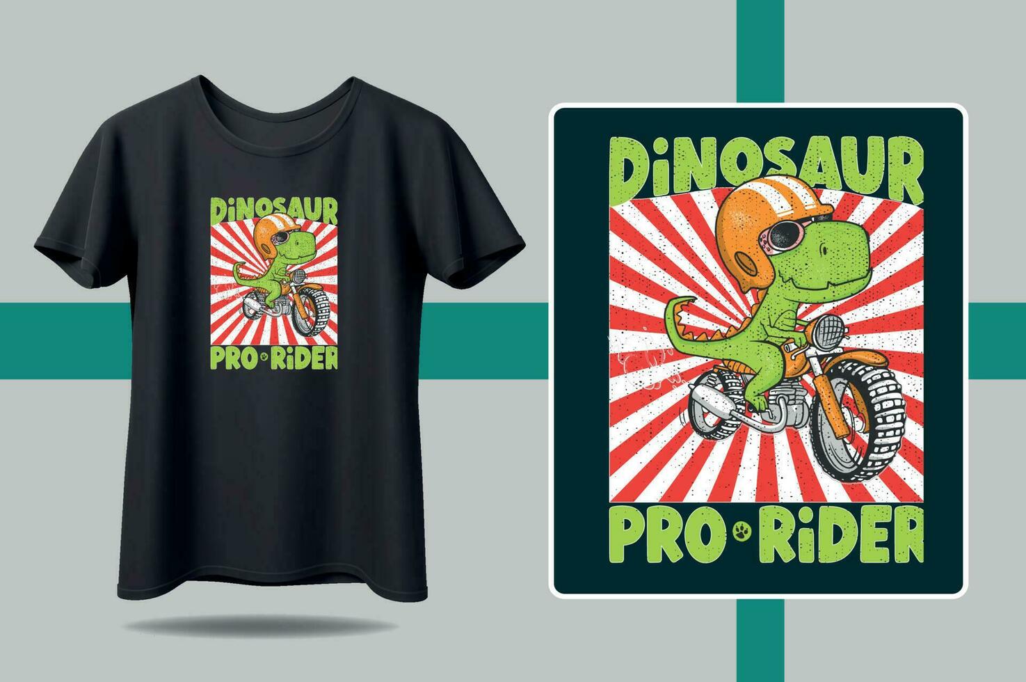 dinosaurio Pro jinete vector