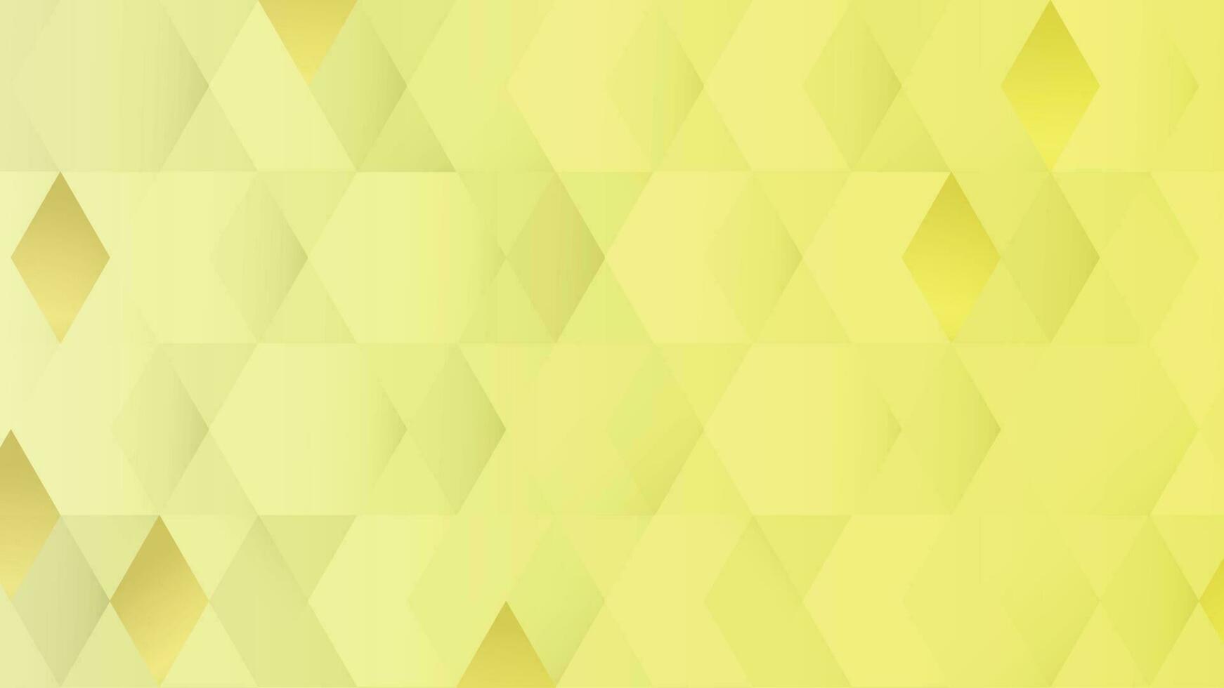 Yellow Geometric Pattern Background Vector File