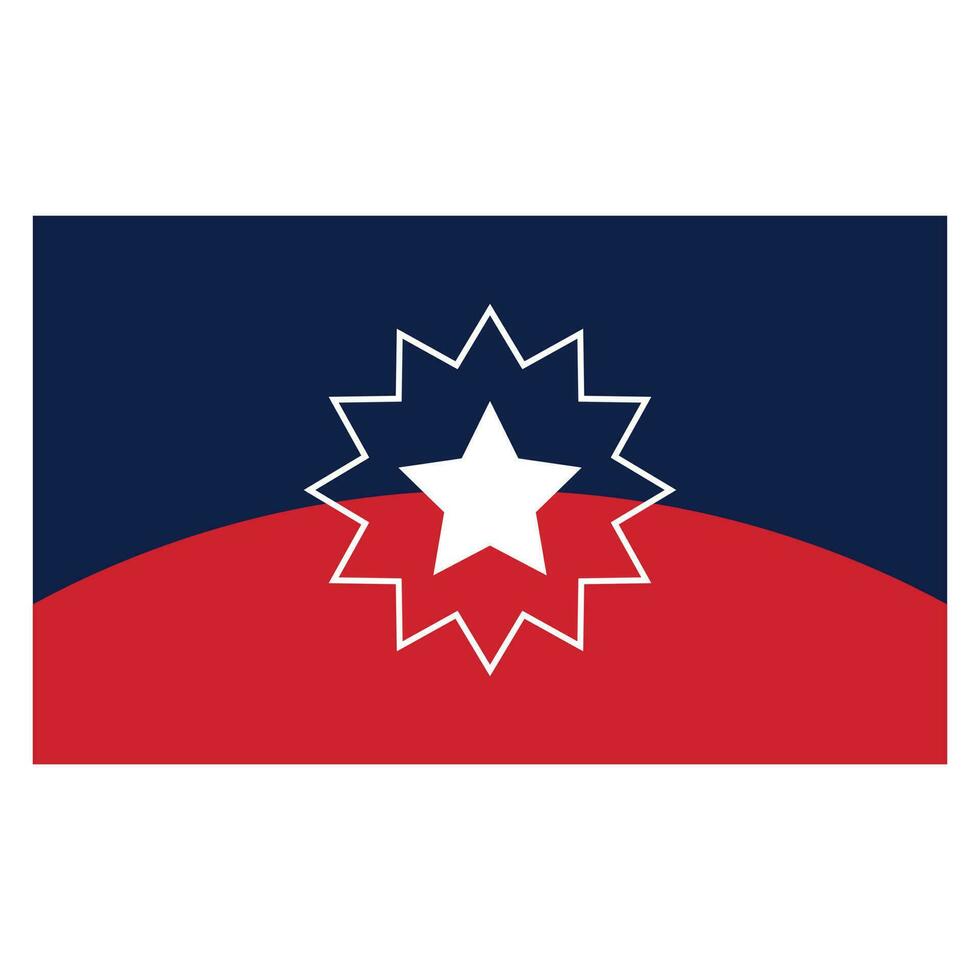 Juneteenth Freedom Day flag symbol vector