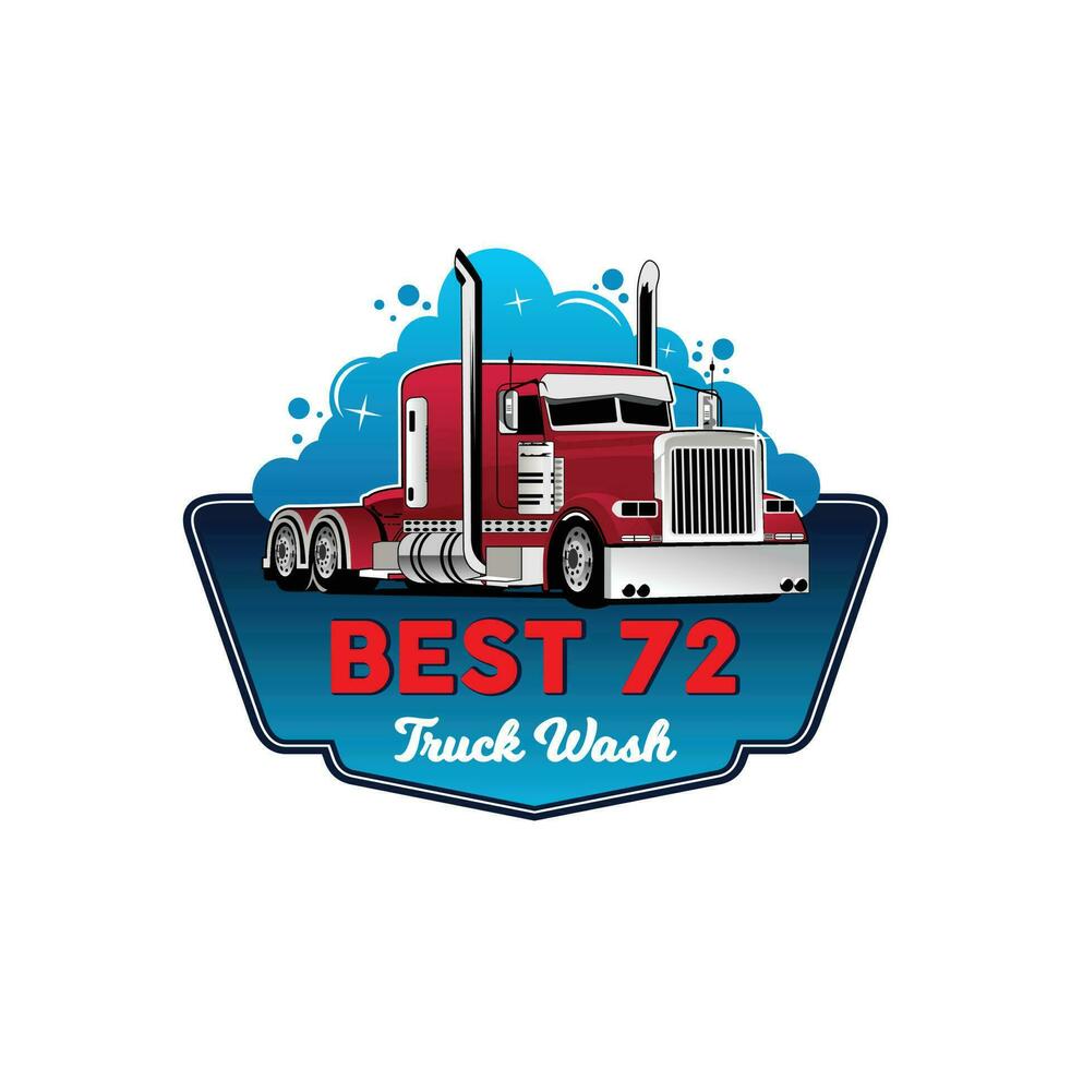 Best 72 truck wash illustration vector