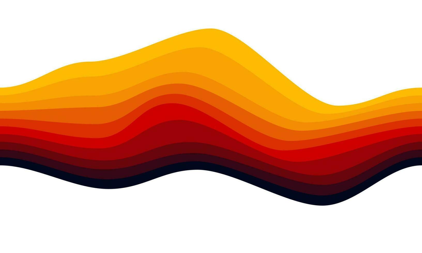 distorted gradation of wavy shapes background. Vector Ultra HD 4K