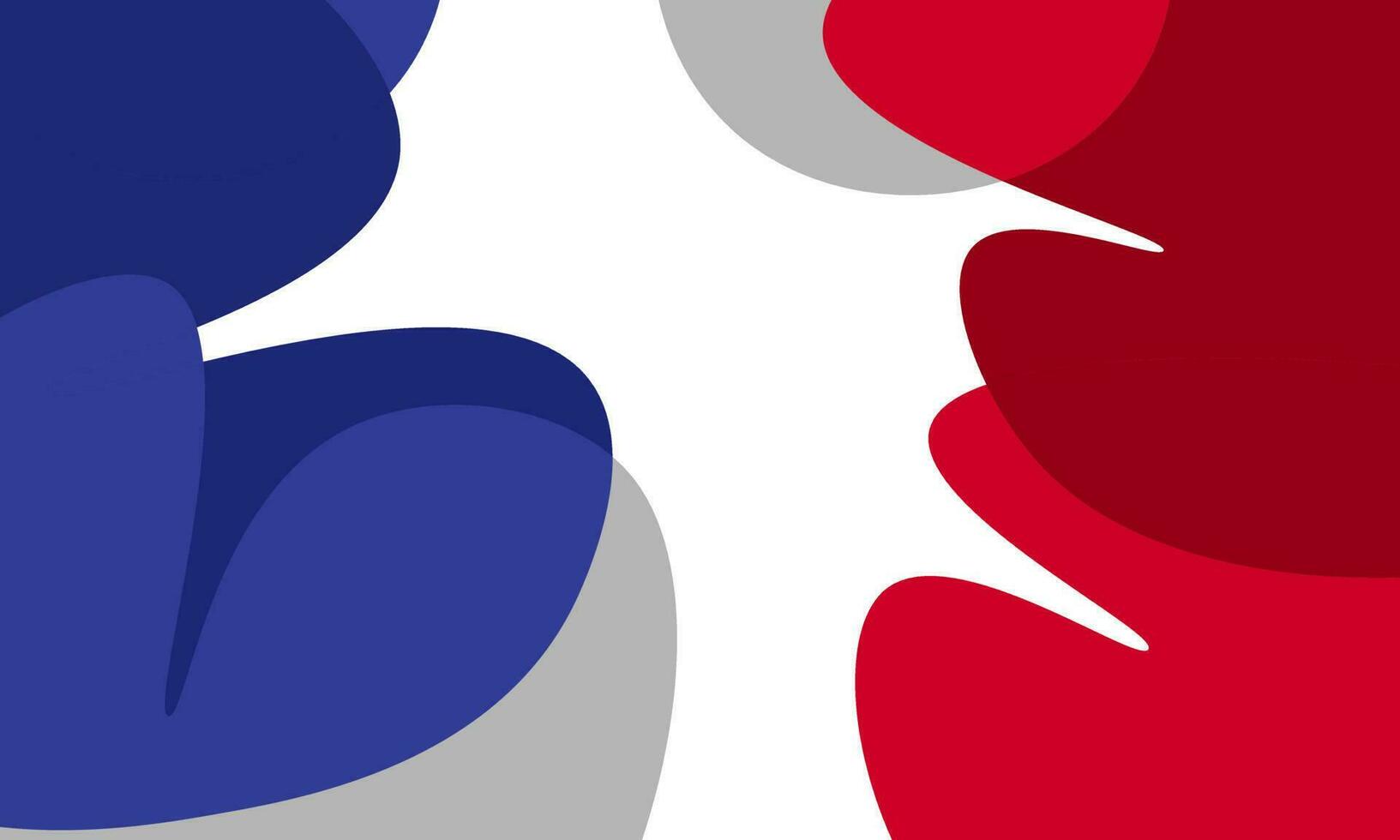 france abstract background with fluid wavy shapes. Vector illusration
